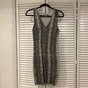 Snake skin dress